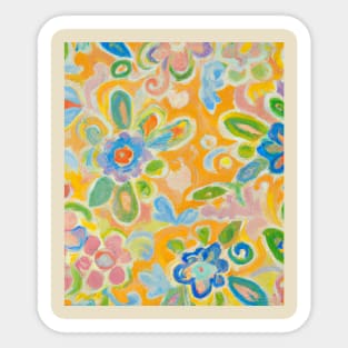 Flower pattern Sticker